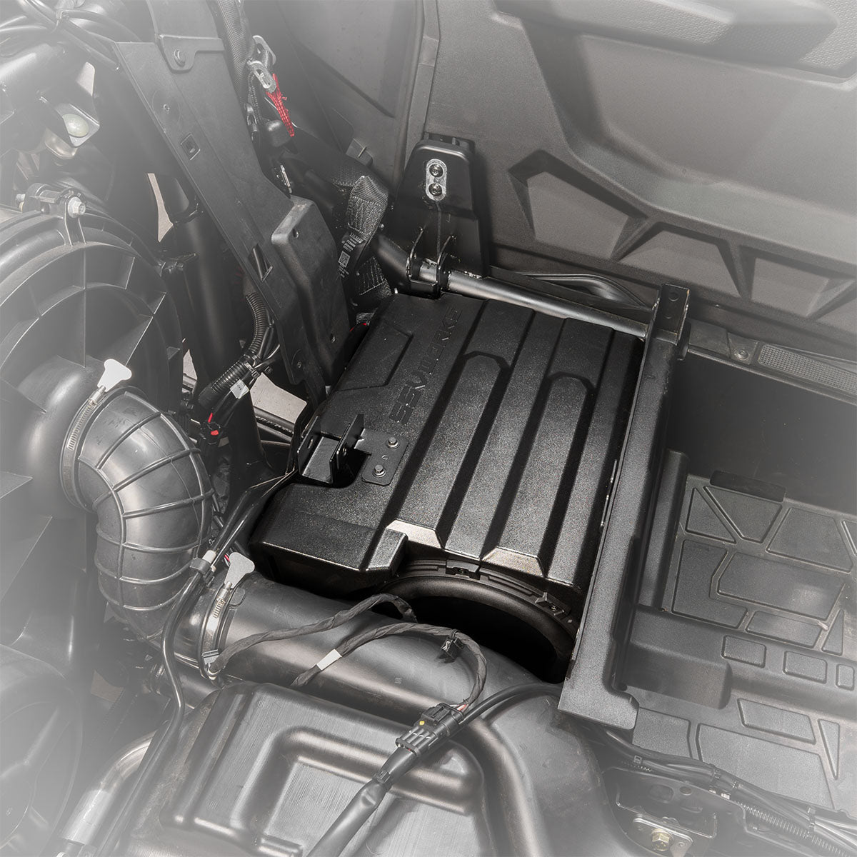 2020-2026 Polaris RZR Pro R, Pro S, Turbo R, Pro XP 4 Rear-Seat 10in Subwoofer-Enclosure