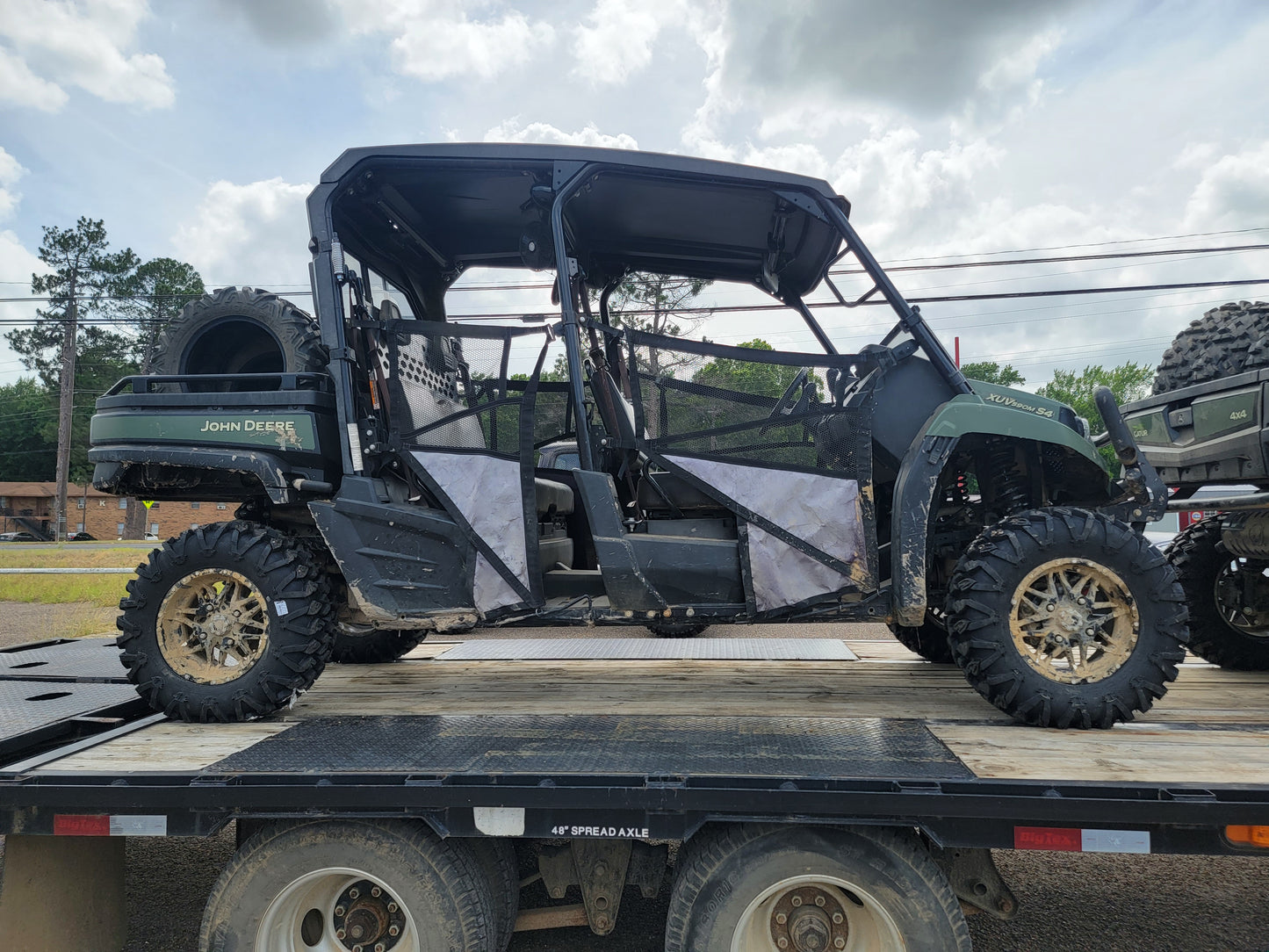 john deere gator 590m 2" lift