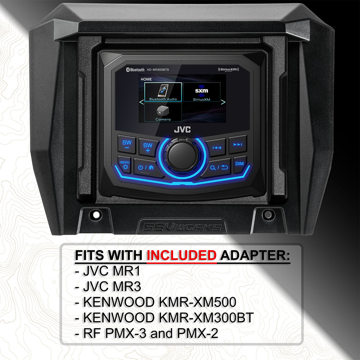 2025-2026 Polaris® RZR Pro R, Pro S and Pro XP Multi-Media Receiver Mounting Kit