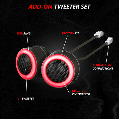 2020-2024 Polaris® RZR PRO Series Phase-4 A-Spec 5-Speaker 800watt System for Ride Command