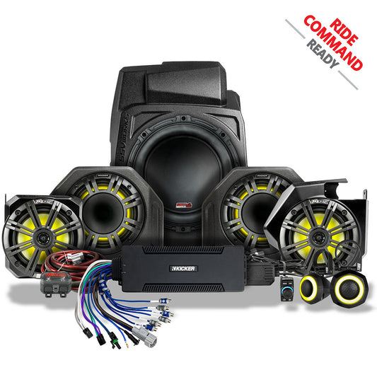 2025-2026 Polaris® RZR Pro R / Pro S / Pro XP Phase-6 K-Spec 7-Speaker Plug-&-Play Kit for Ride Command