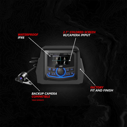 2017-2026 Can-Am® X3, Phase-4 V-Spec 5-Speaker 1650watt System w/JVC