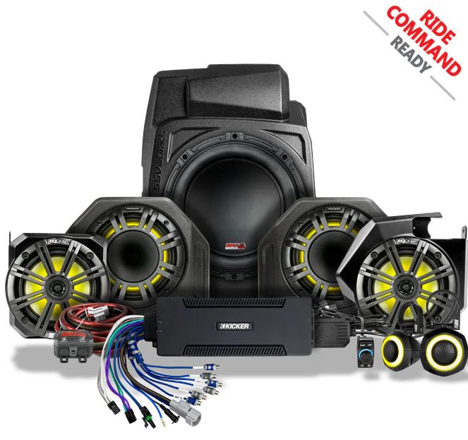 2025-2026 Polaris® RZR Pro R / Pro S / Pro XP Phase-6 K-Spec 7-Speaker Plug-&-Play Kit for Ride Command