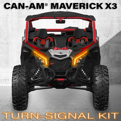 Turn-Signal Plug-&-Play Kit | 2017-2026 Can-Am X3 | Sequential Front Fang Lights w/Taillight Integration