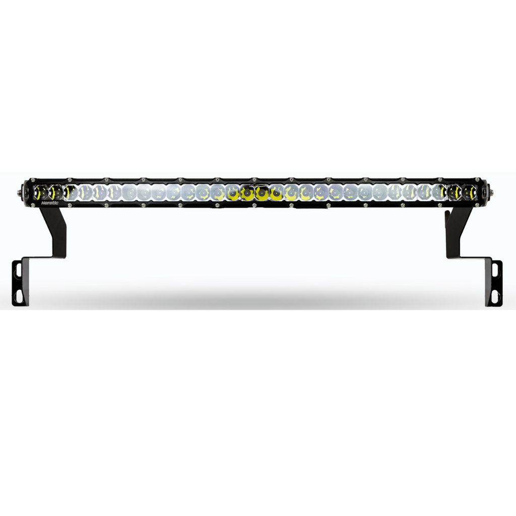 30 inch behind the grille led light bar clear lens