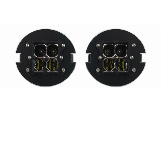 studio shot of the toyota tacoma led fog light kit