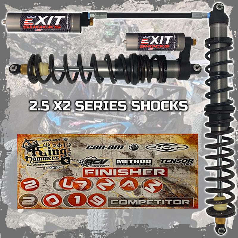 Polaris RZR XP 1000/Turbo EXIT Shocks 2.5X2 Series